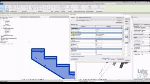Побудова будівлі: властивості типу сходів у Revit