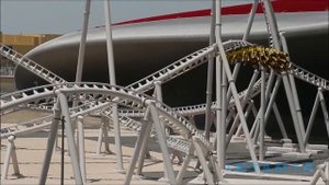 Flying Aces Ferrari World POV - Intamin Rides