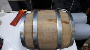 Готовлю новую бочку к заливке. Запуск бочки.