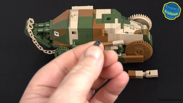 Great War Renault FT 1920 Victory Tank - COBI 2992 (Speed Build Review) смотреть онлайн