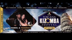 TOSCANA KIZOMBA FESTIVAL LINE UP 2017  20-21-22 OTTOBRE