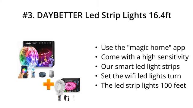 Top 5 Best Daybetter Led Strip Lights 100ft смотреть онлайн