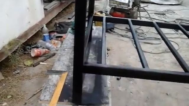 Металлическая кровать своими руками смотреть онлайн