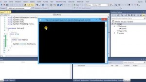 Создание консольного приложения в Visual Studio на c#