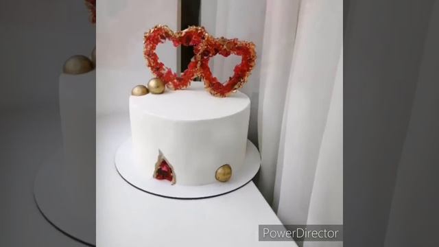 Сердце из карамели. Торт с жеодой. Торт сердце.