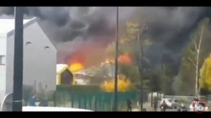 Крупный пожар в городе Гавр, Франция 24.10.2020 | |  Incendie majeur dans la ville du Havre.