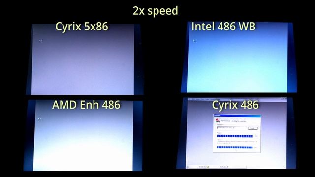 Intel 486 vs AMD 486 vs Cyrix 486 vs Cyrix 5x86. Socket 7 & Socket 3 100MHz (ish) challenge. смотреть онлайн