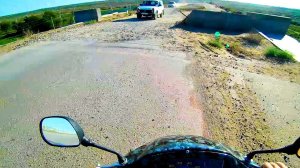 Мост поселка Кирпичный.Река Царев.Астраханская степь