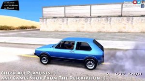 Volkswagen Golf 1 TAS - GTA San Andreas MOD _REVIEW