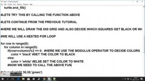 PYTHON - CHESSBOARD - PART II