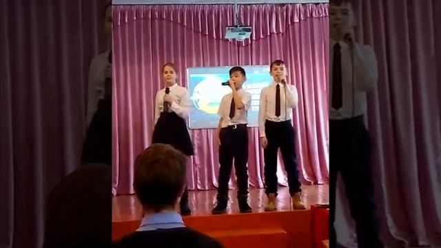 Выступление детей. Школа номер 9. Усть-Каменогорск смотреть онлайн