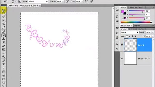 Photoshop Lesson 5 Part3 Custom Brush смотреть онлайн