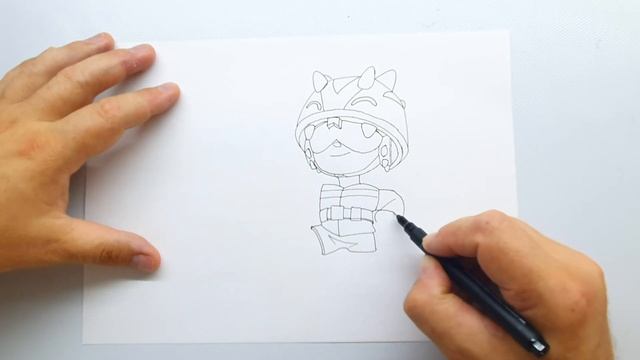 Как нарисовать Аквабайкера Джеки - Бравл Старс - How to draw Jet Ski Jacky - Brawl Stars смотреть онлайн