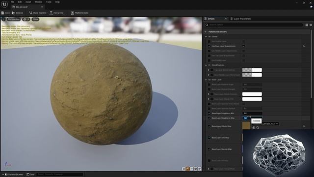 24 Создание смешенного материала и его свойства в Unreal Engine (Blend Material Properties) смотреть онлайн