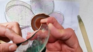 Использование натуральных камней в витражах?Агат?Как сделать витраж тиффани? DIY.