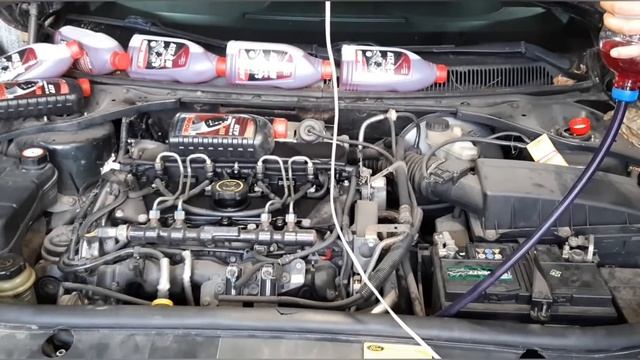 FORD Mondeo MK3, 2.0Tdci, замена масла в АКПП, JATKO