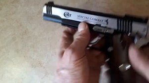 Обзор пневматического пистолета Umarex Colt Special Combat 4,5 мм BB. Отстрел