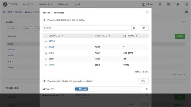 Ansible Tower Teams смотреть онлайн