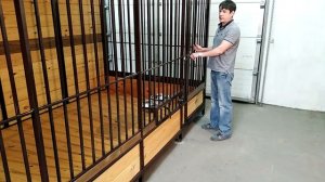 Вольер для собаки, Алабай 4, полный обзор. Aviary for dogs, Alabai 4, full review.