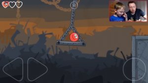 ? #3 МРАЧНАЯ ФАБРИКА и Красный Шарик. Прохождение игры Red Ball 4. Жестянка. Летсплей