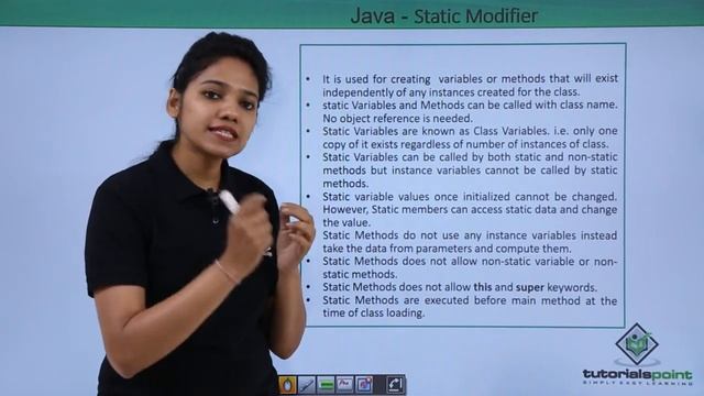 Java - Static Modifier смотреть онлайн