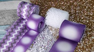 Все будут смотреть на Вас?Бантики из кружева и репсовой ленты градиент Бантики Канзаши своими руками