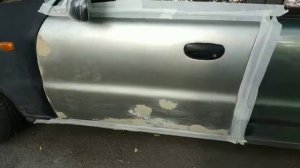 Как надо делать ремонт кузова на ржавом Шевроле Ланос часть 2.