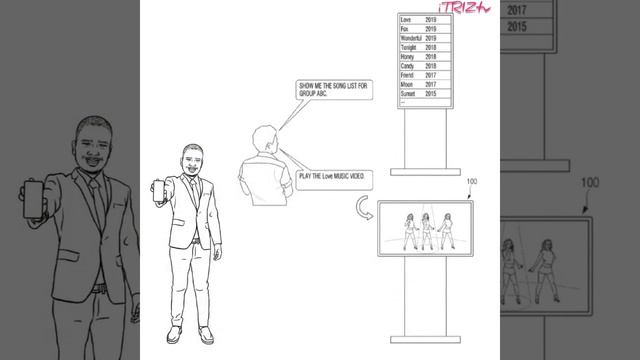 Как вывести экран смартфона на телевизор? Новый патент вращающегося TV Самсунг за 45 секунд! #short смотреть онлайн