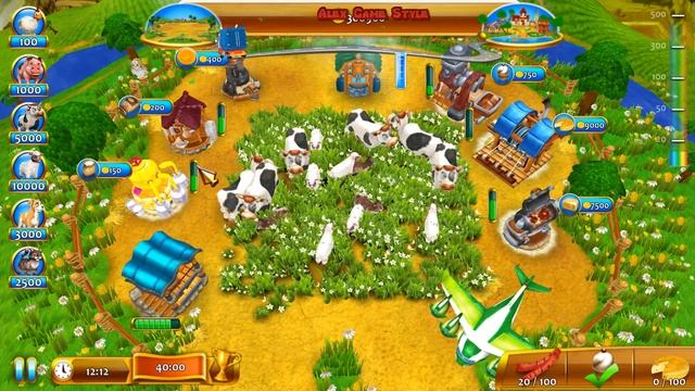 Farm Frenzy 4 (Alien Final Level 10) only GOLD Веселая ферма 4 (Инопланетянин Уровень 10) Золото смотреть онлайн