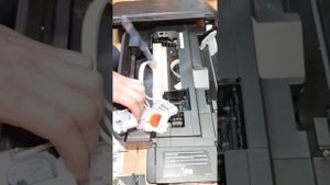 Убираем воздух с аккумуляторов красок со струйного принтера EPSON | часть 6