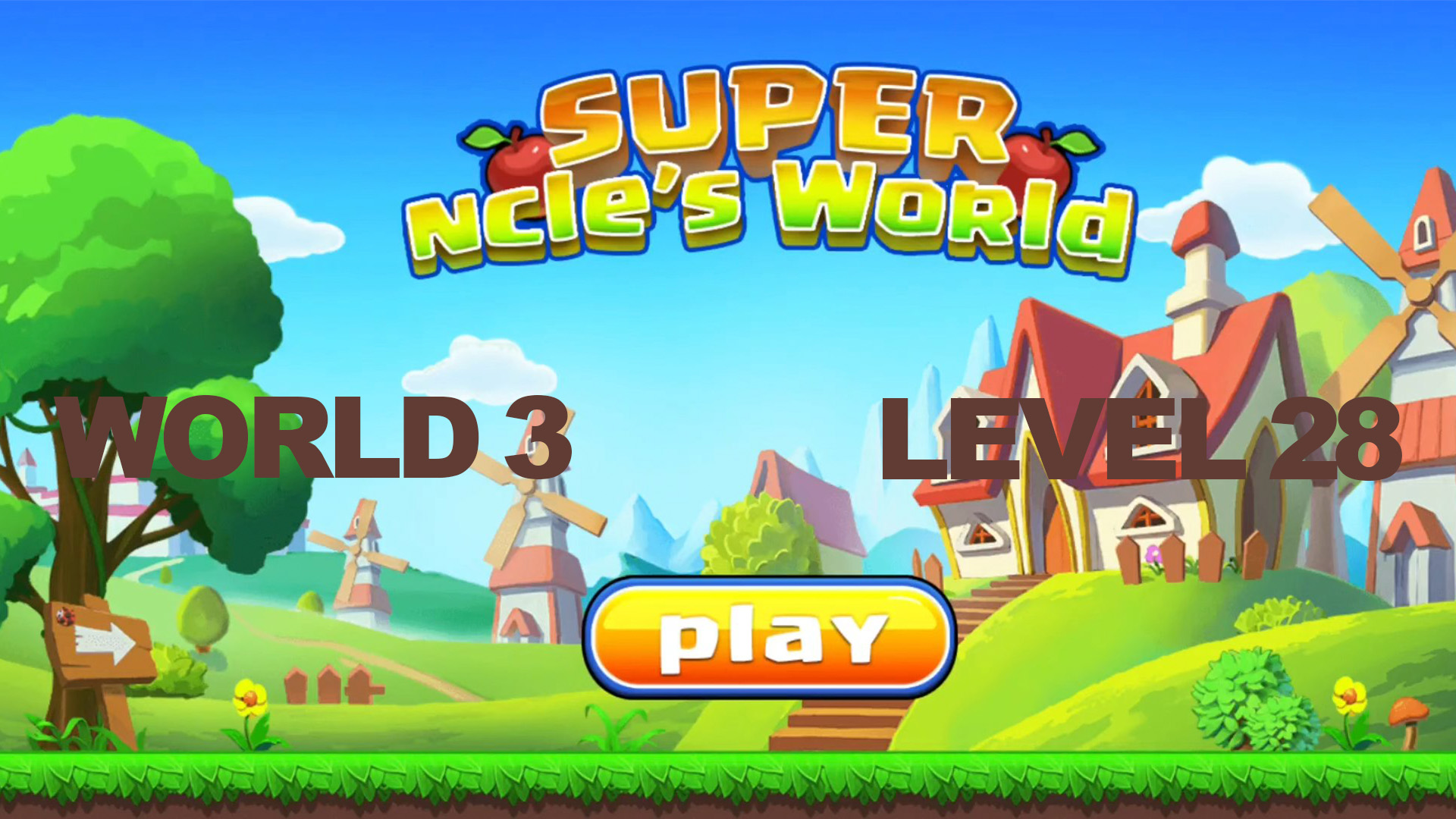 Super ncle's  World 3. Level 28.