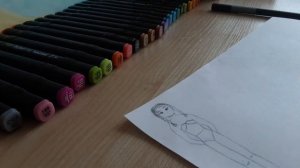 Рисуем вместе бумажную куклу! Новый кусочек пазла!