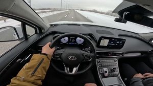 Хендай Санта Фе 2023 / Hyundai Santa Fe 2023 / ТЕСТ-ДРАЙВ ОТ ПЕРВОГО ЛИЦА