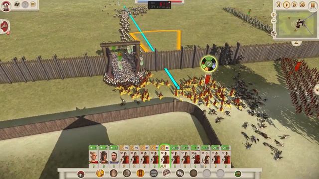 Оборона Медиолания - Total War: ROME REMASTERED #3 смотреть онлайн