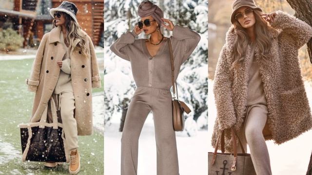 ТРИКОТАЖНЫЕ ЗИМНИЕ КОСТЮМЫ 2023-2024❤️ СТИЛЬНЫЕ И ПРАКТИЧНЫЕ ОБРАЗЫ НА ЗИМУ смотреть онлайн