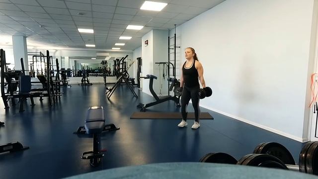 Функциональный тренинг с гантелями. Часть 37. Заминка в день ног - нескучная многоповторка смотреть онлайн