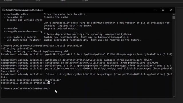 py to exe | How to convert a .py file to .exe file | pyinstaller