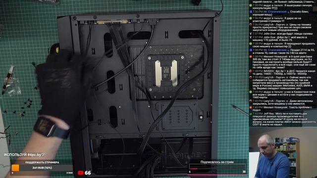 Обзор Powercase Alisio Micro X4B и сборка ПК