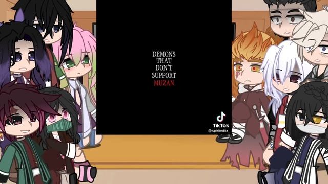 -- Hashira and Tanjiro + Nezuko react to Nezuko, AMV -- Demon Slayer -- Gacha Club -- смотреть онлайн