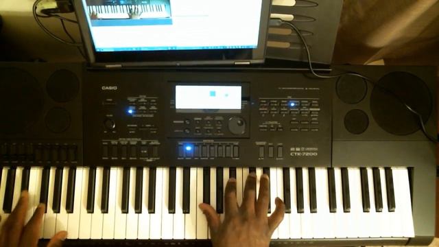 Practicing - Casio CTK 7200 смотреть онлайн