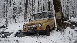 Пикап на цепях в жесткой грязи страдает, нива пикап всех удивила+469 УАЗ тоже не едет