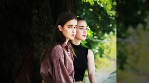 Лаура и Луиза Карагуловы - девушки с обложки газеты "Горянка"