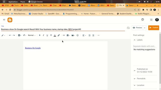 How To make blogging for SaeeAM Classes With OpenAi ChatGpt смотреть онлайн