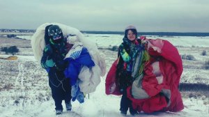 Питерская паратуса на Пике Можайского :)