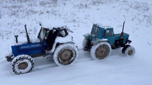 Трактор Беларусь мтз 82 Против Трактор NEW Holland 110-90