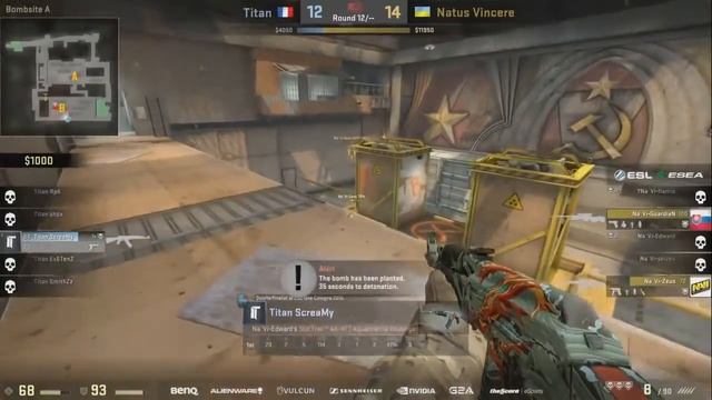Titan ScreaM 4K with AK-47 vs Na`Vi | ESL ESEA смотреть онлайн