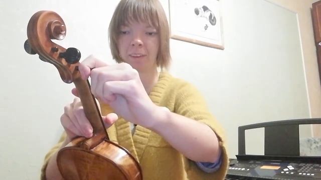 КАК НАСТРАИВАТЬ СКРИПКУ ? (исправлена проблема со звуком!) смотреть онлайн