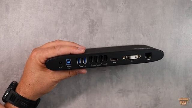 Plugable USB 3.0 and USB C Universal Laptop Docking Station