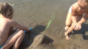 Строим замки из песка. Озеро Ольшанские карьеры. Смоленск