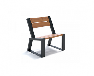 Кресло садово-парковое «Stone» 740 из термососны MIROZDANIE®